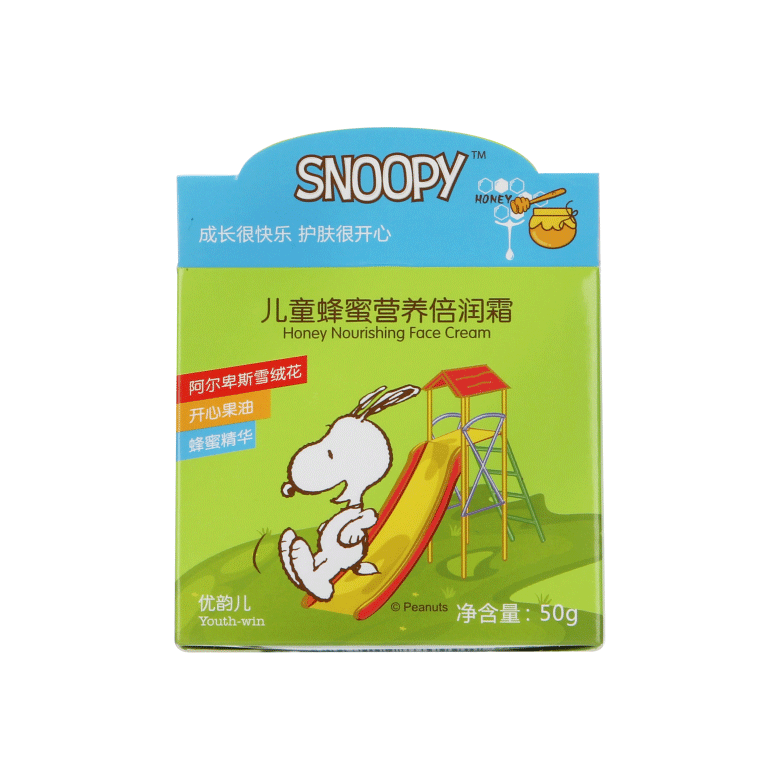SNOOPY兒童蜂蜜營養(yǎng)倍潤霜50g 