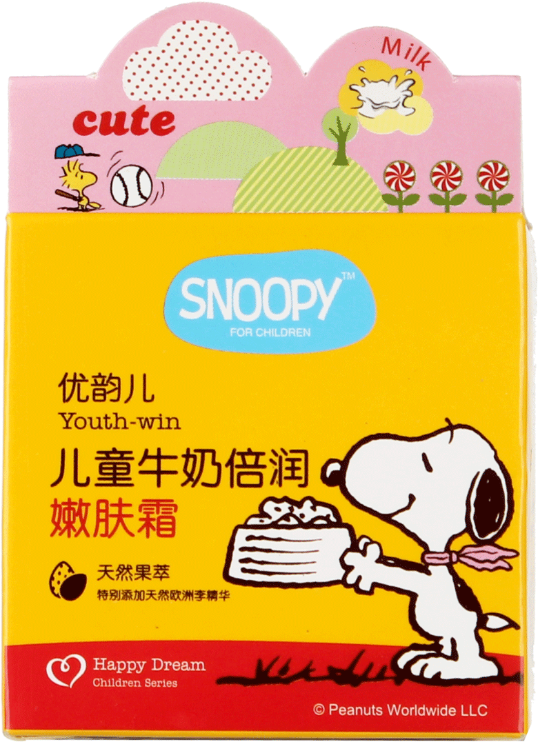 SNOOPY兒童牛奶倍潤嫩膚霜