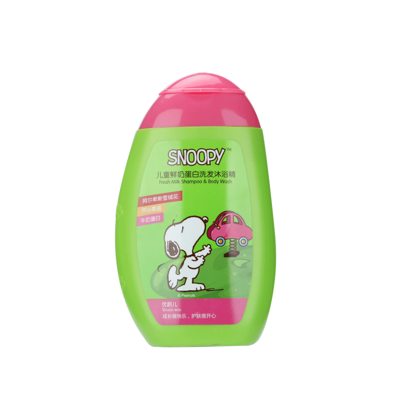 SNOOPY兒童鮮奶蛋白洗發(fā)沐浴精 
