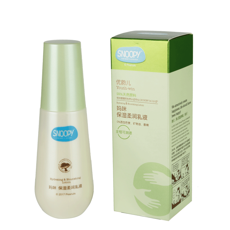 SNOOPY媽咪保濕柔潤(rùn)乳液 盒+瓶