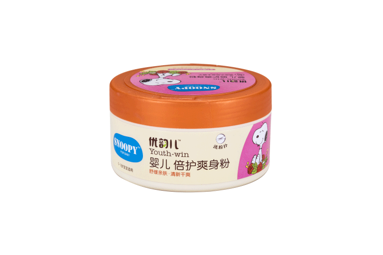 SNOOPY嬰兒倍護(hù)爽身粉正面